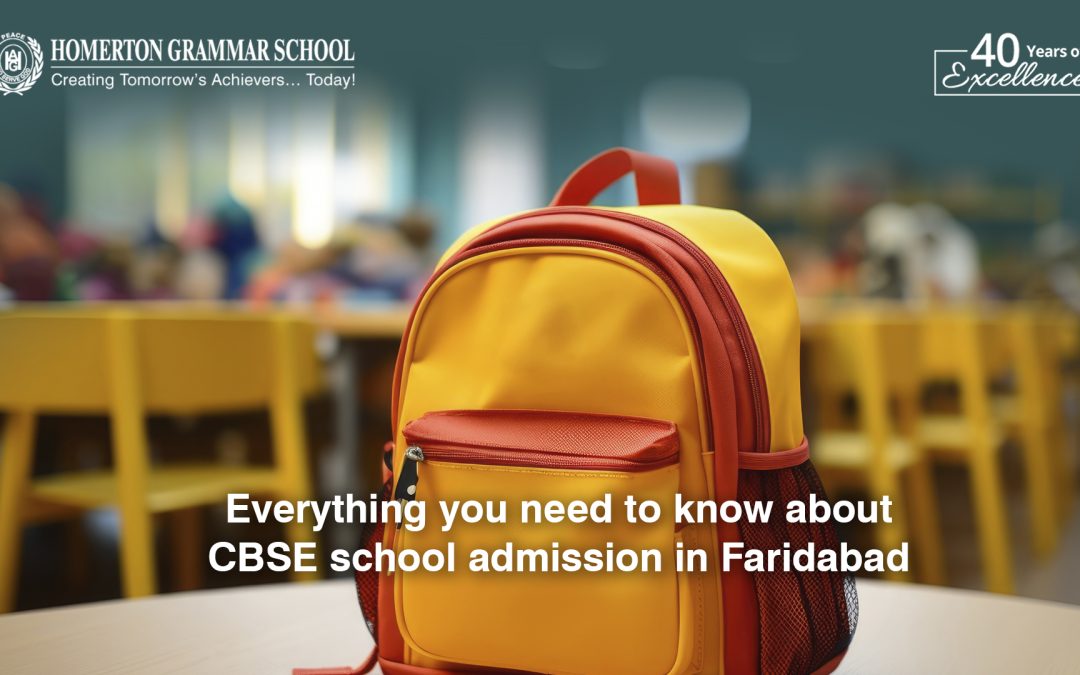 A complete guide to CBSE school admissions in Faridabad: Everything you need to know
