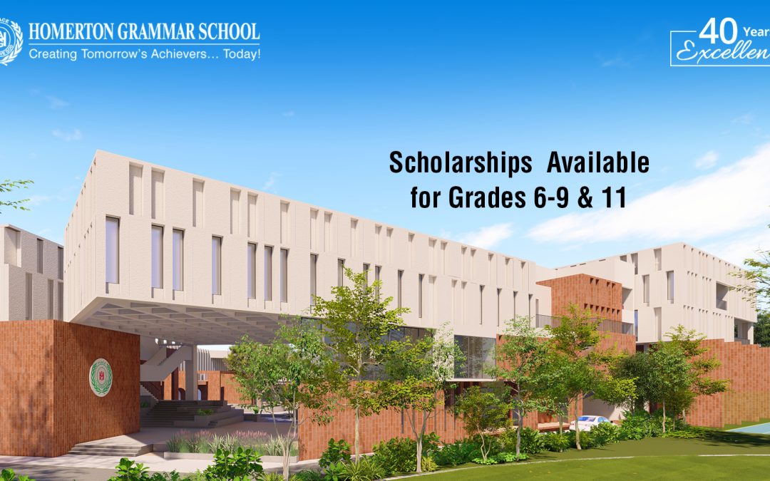 100% Merit-based Scholarships for Students of Grades 6-9 & 11 at Homerton Grammar School