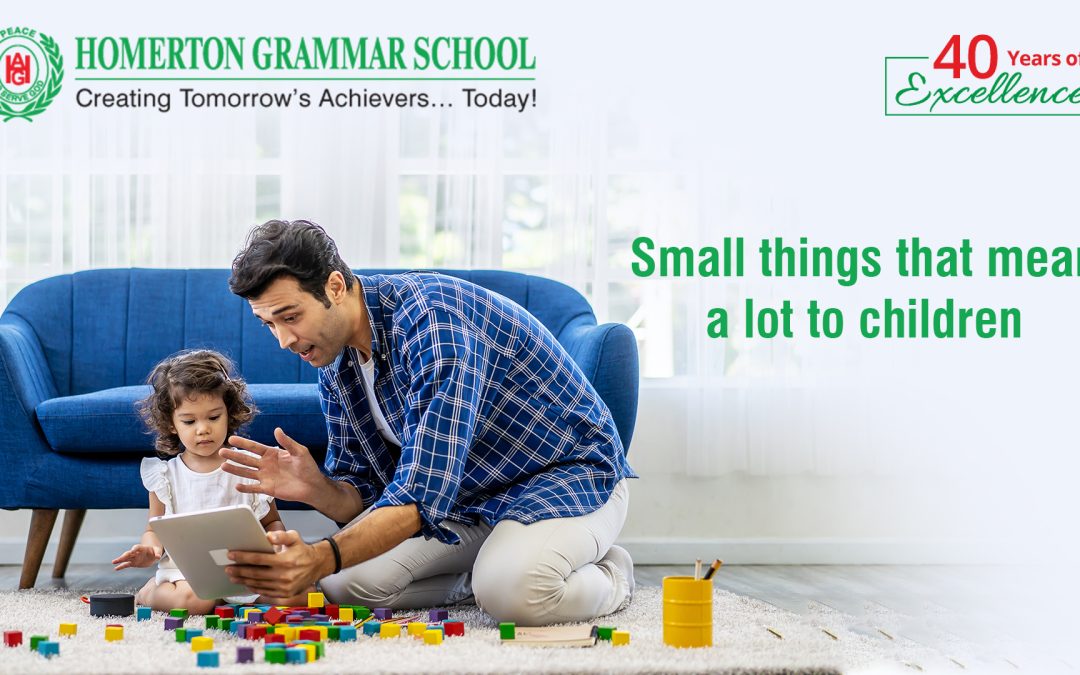 Small things that mean a lot to kids