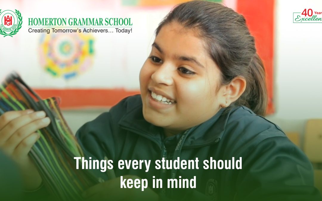 Things every student should keep in mind